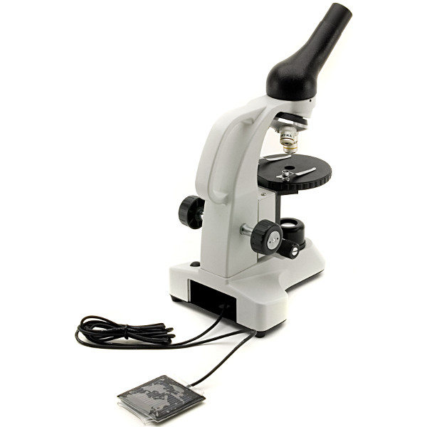 Optika Microscope B-20 Solar, monocular, LED, with solar panel