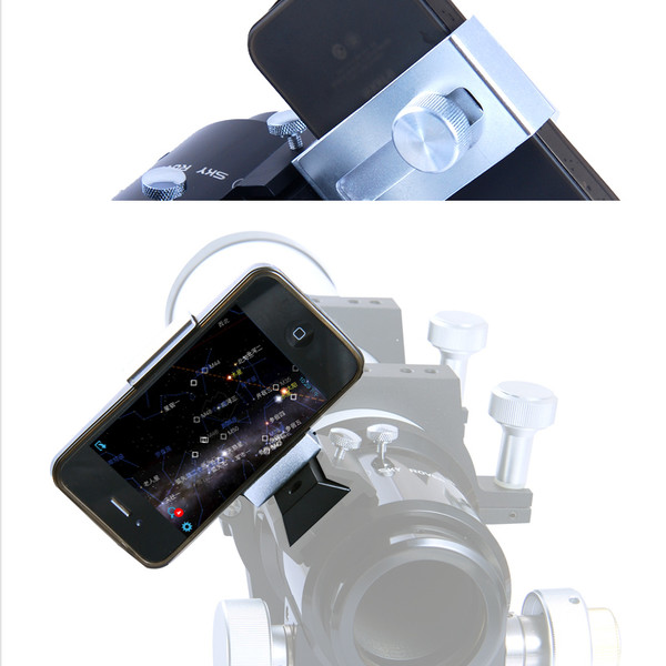 ASToptics Smartphone-Halter mit Prismenschiene für Sucherschuh