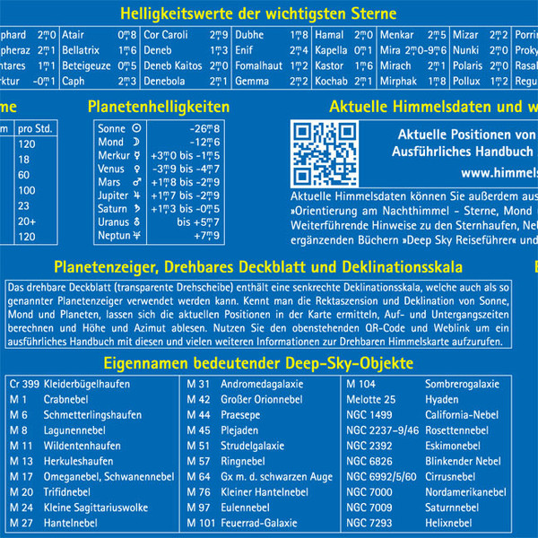 Oculum Verlag Sternkarte Drehbare Himmelskarte 29cm