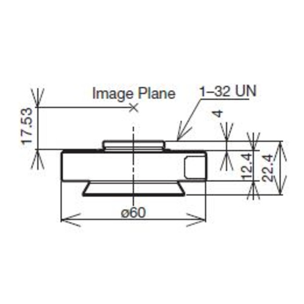 Evident Olympus Adaptateur Olympus U-TV0.35XC-2-7 monture C