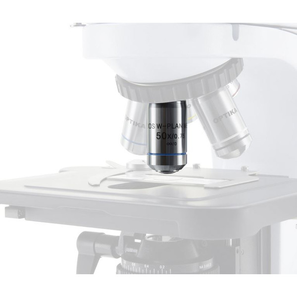 Optika Microscoop B-510LD1, fluorescentie, trino, 1000x, IOS, blauw