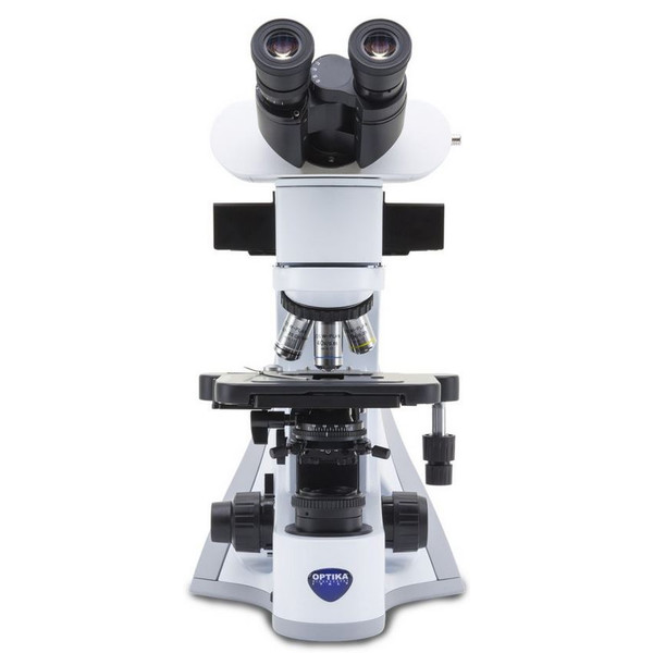 Optika Microscopio B-510LD1, fluorescenza, trino, 1000x, IOS, blu