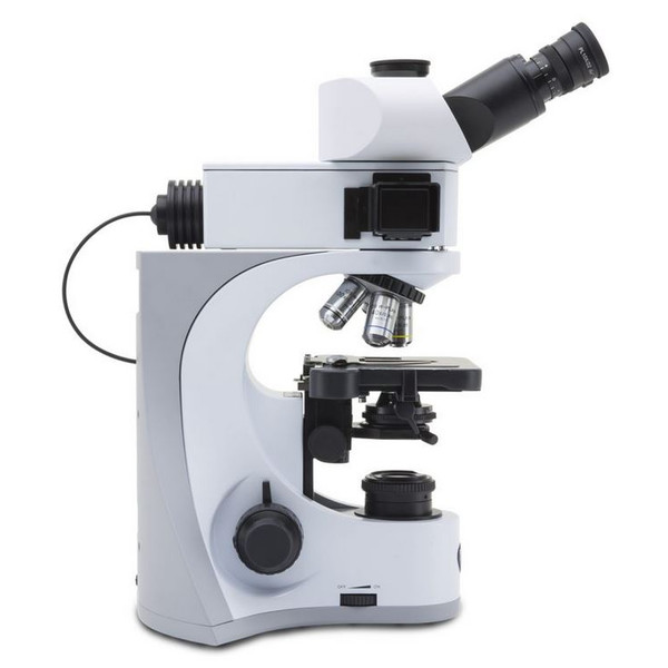 Optika Microscopio B-510LD1, fluorescenza, trino, 1000x, IOS, blu