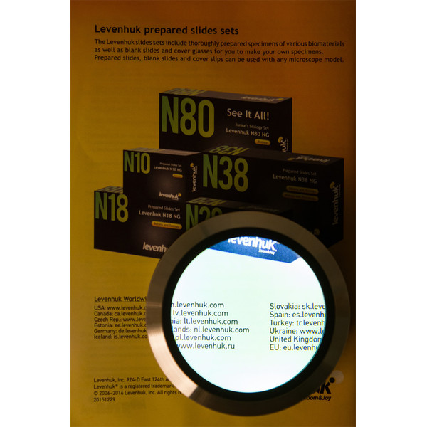 Levenhuk Lente d`Ingrandimento Zeno 900 5x, 75mm LED