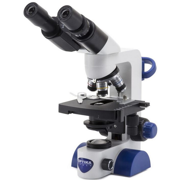 Optika Microscope B-67 , bino, 40-600x, LED, rechargeable battery, Cross table