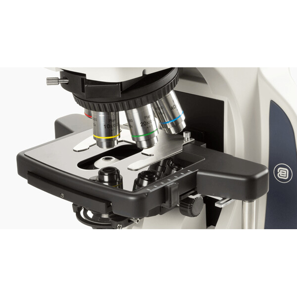 Euromex Microscope Mikroskop DX.1158-APLi, trino, plan, apo, 40x-1000x, ergo head, AL, LED-3W