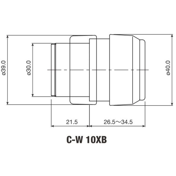 Nikon Oculair Eye Piece C-W 10x/22 mm