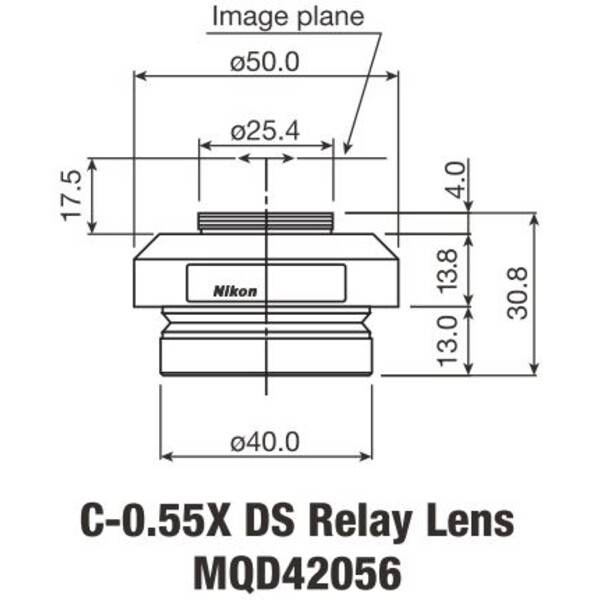 Adaptateur appareil-photo Nikon C-Mount-Adapter 0,55x