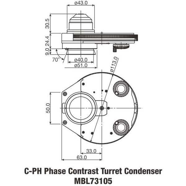 Nikon C-C Phase Contrast Condenser