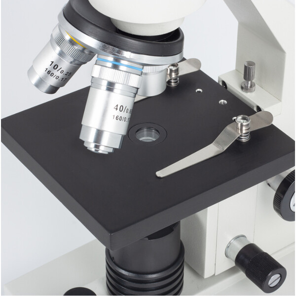 Motic Microscopio SFC-100 FLED, mono, DIN, achro, 40x-400x, LED, Accu