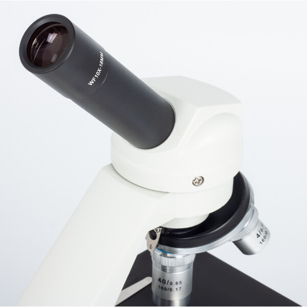 Motic Microscope SFC-100 FLED, mono, DIN, achro, 40x-400x, LED, Accu