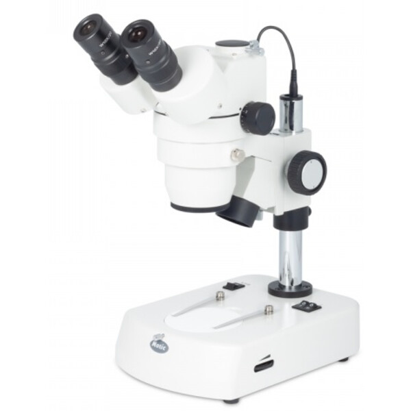 Motic Stereo zoom microscope SMZ143-N2LED, trino, LED, 10-40x, 4:1