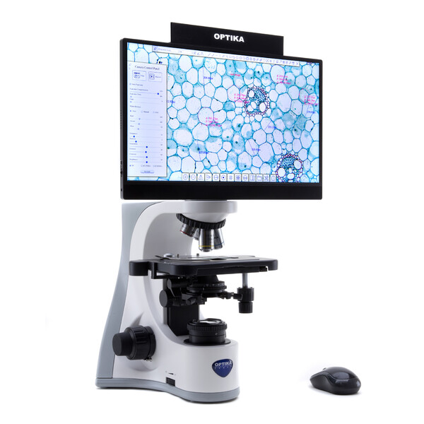 Optika Microscopio Mikroskop B-510BF4K, digital, W-PLAN IOS, 40x-1000x, 4K digital head