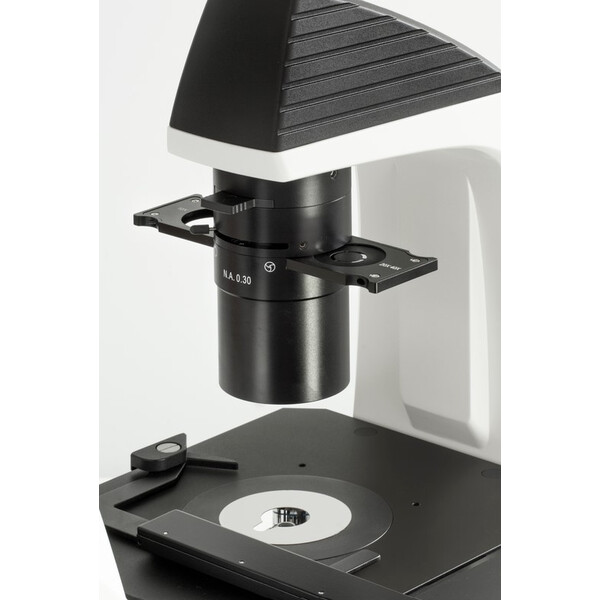 Kern Omgekeerde microscoop OCM 168, FL, PH, trino, Abbe-N.A.-0,3-Kondensor fix, 10x-40x, 5W LED, Al/Dl