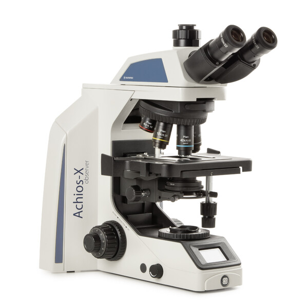 Euromex Microscope Achios-X Observer, trino, EWF 10x/22 mm, plan PLi 4/10/S40x oil IOS, 3 W NeoLED