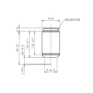 Evident Olympus Obiettivo Objective CACHN10x IPC/0.25 (CACHN10XIPC-1-7)