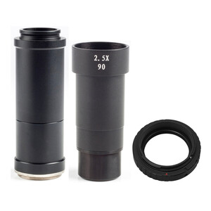 Motic Camera adaptor set 2.5x f. SLR, APS-C sensor with T2 ring for Canon