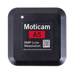 Motic Camera A5, colour, sCMOS, 1/2.8", 2µm, 30fps, 5MP, USB 2.0