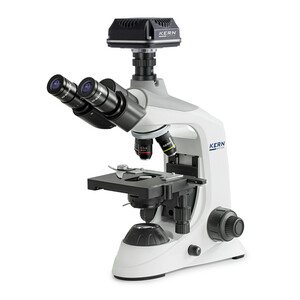 Microscope Kern Digitalmikroskop-Set, OBE 124C832, HF, digital, 1,25 Abbe-Kondensor, fix, USB 3.0, 40-400x, Dl, 3W LED, DIN, 5,1 MP