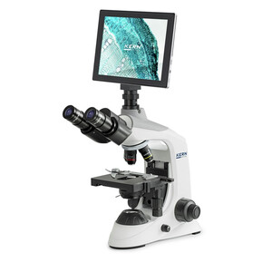 Kern Microscopio Digitalmikroskop-Sets, OBE 134T241, digital, 1,25 Abbe-Kondensor, fix, USB 2.0, 40-1000x, 3W LED, 5 MP, Tablet