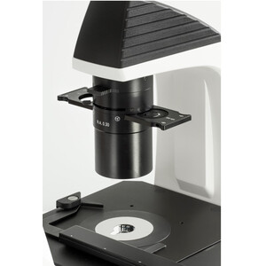 Kern Omgekeerde microscoop OCM 166, FL, PH, trino, invers, Abbe-N.A.-0,3-Kondensor fix, 10x-40x, 30W LED, Al, 100W HBO, Dl