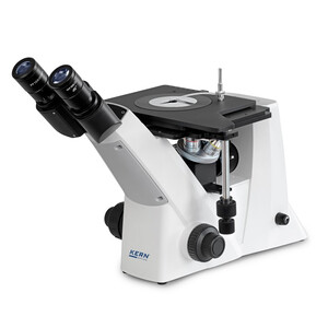 Kern Microscopio invertido OLM 170, POL, trino, invers, 5x-50x, Al, 5W LED