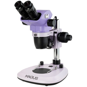 Stereo microscope 8B 6.5x-55x bino Greenough 3W LED