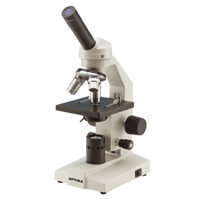 Optika Microscopio M-100 Fled, monoculare, LED