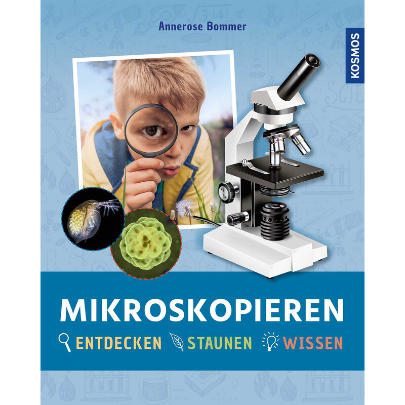 Omegon MonoView, microscope-set, 1200x incl. book