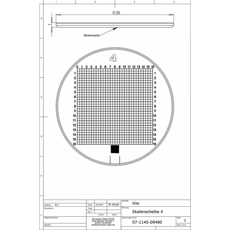 Schweizer Skala 4 für Tech-Line Standlupen