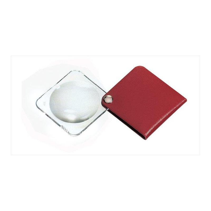 Eschenbach Magnifying glass Classic 50mm folding magnifier, carmine red