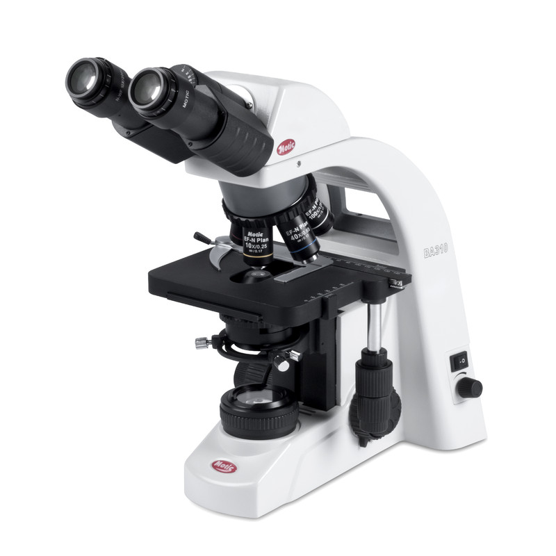 Motic Microscope BA310E, bino, infinity, EC-plan, achro, 40x - 400x, Hal