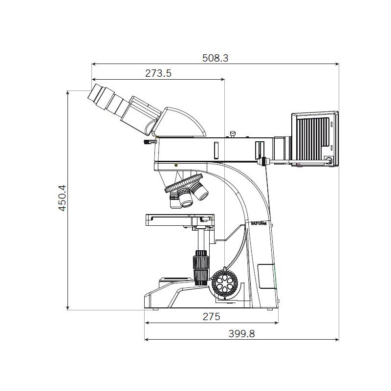 Motic Microscoop BA310 MET, binoculair