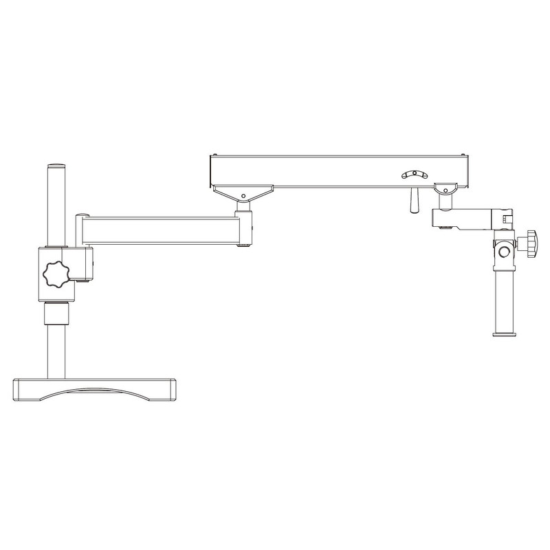 Motic Flexarmstatief (met bodemplaat), kolom Ø 32mm