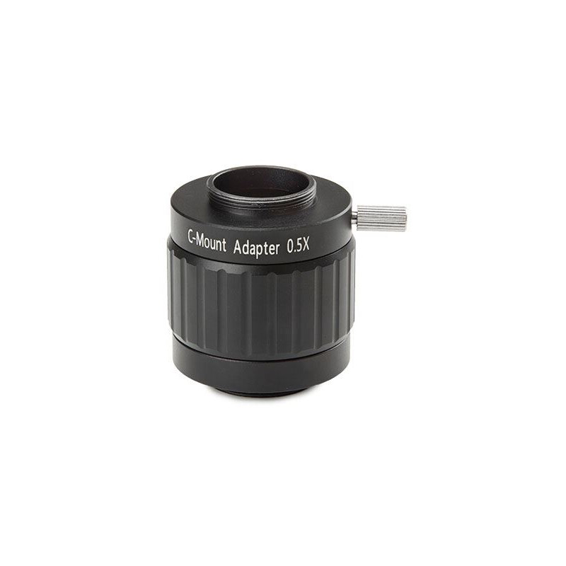 Euromex Adaptador fotográfico NZ.9850, montura C, lente 0,5x para cámaras de 1/2"