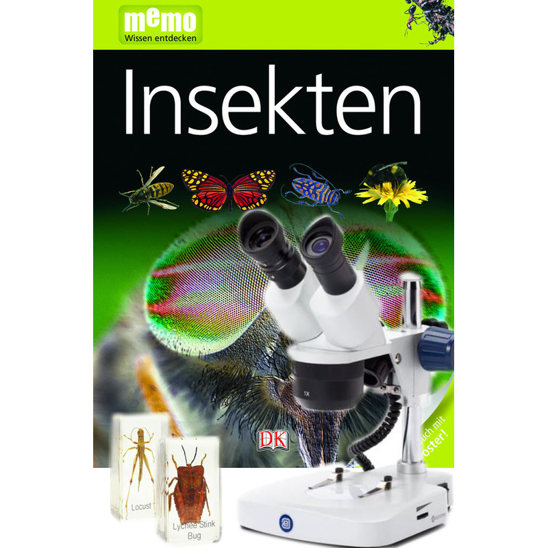 Euromex Microscopio estereo EduBlue 1/3 ED.1302-P, kit de insectos