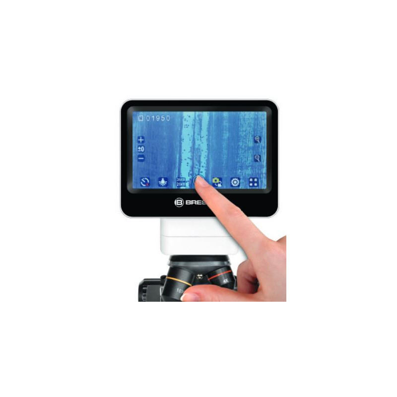 Bresser Microscopio LCD TOUCH, 5MP, 40x-1400x