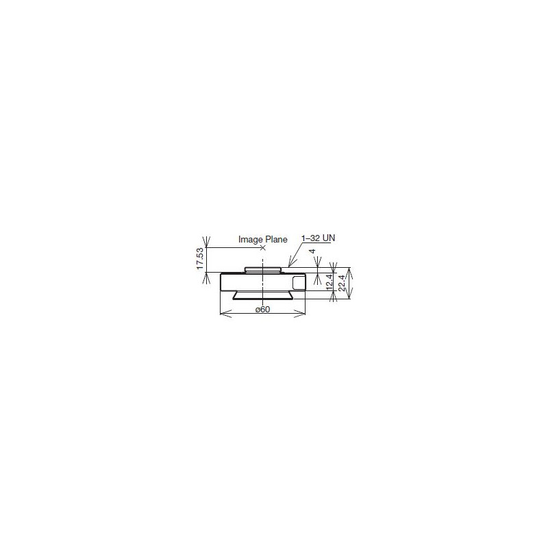 Evident Olympus Olympus U-TV0.35XC-2-7 C-Mount camera adapter