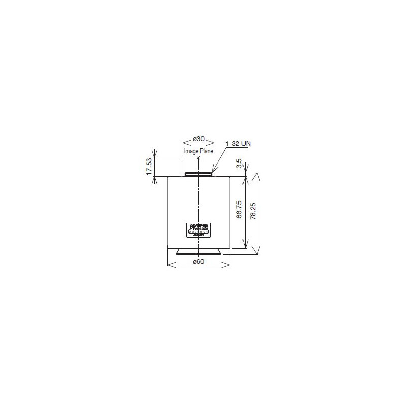 Evident Olympus Kamera-Adapter U-TV0.63XC-1-8, C-Mount