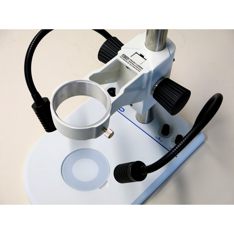 Pulch+Lorenz Stand column MikstaLED M 2 microscope spots, with transmitted lighting