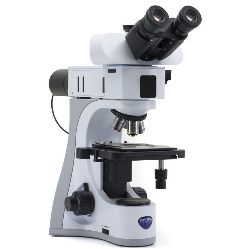 Microscope Optika B-510MET, metallurgic, incident, trino, IOS W-PLAN MET, 50x-500x, EU