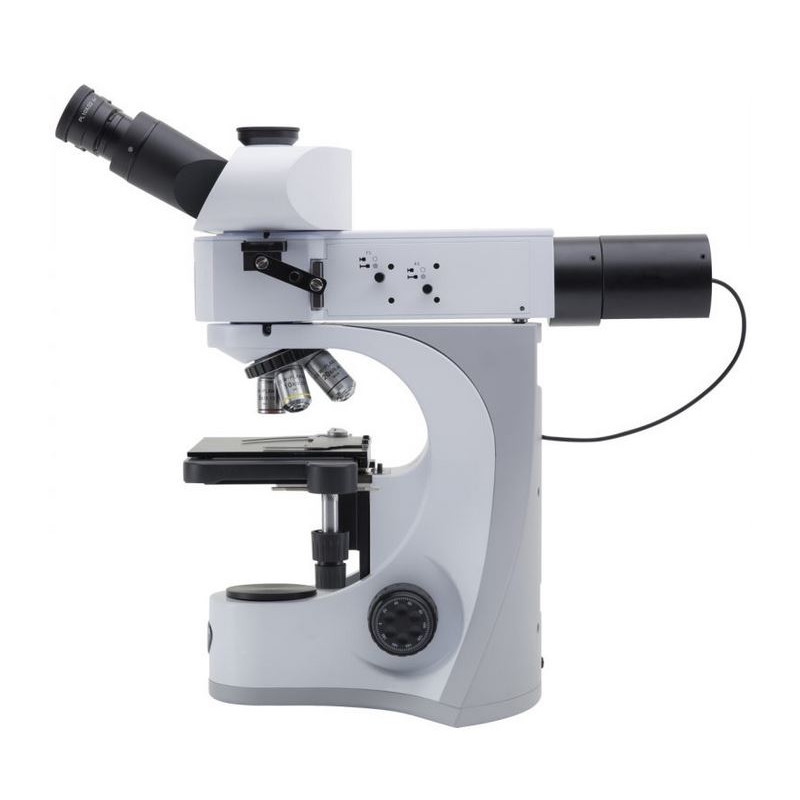 Optika Microscope B-510MET, metallurgic, incident, trino, IOS W-PLAN MET, 50x-500x, EU