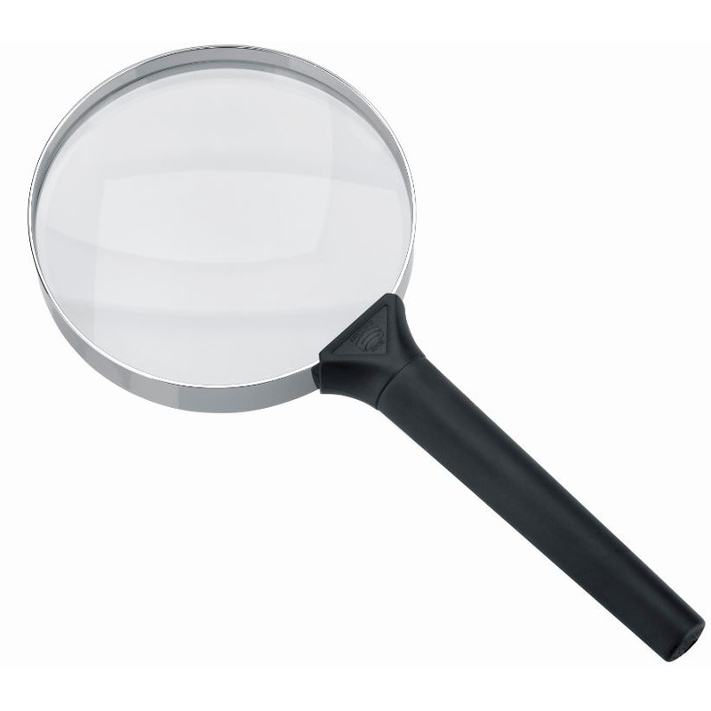 Schweizer Magnifying glass Basic-Line CLASSIC hand-held magnifier, 4D/2x/Ø100mm, biconvex