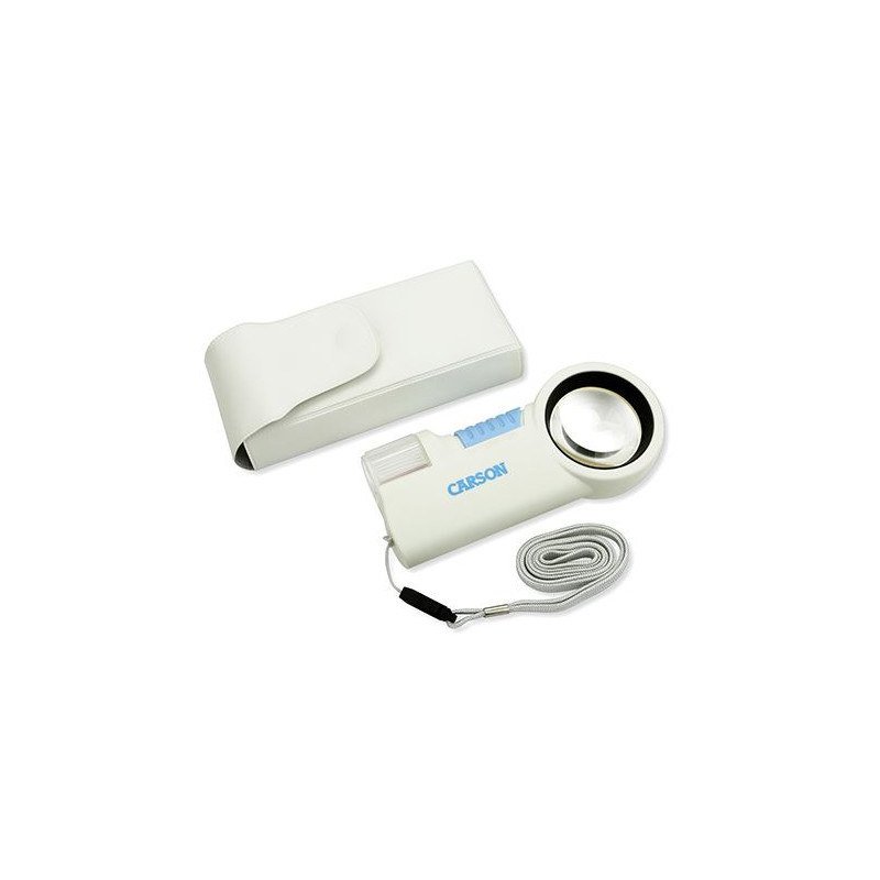 Carson Magnifying glass Lupe CP-16 MagniFlash™, PRO, LED, 5x