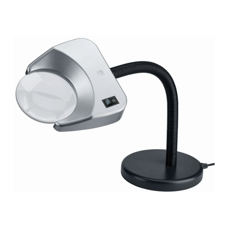 Schweizer Magnifying lamp Tech-Line LED TABLE BASE 4500K, 2x/Ø120mm, biconvex, table base