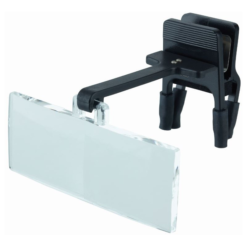 Schweizer Vergrootglazen Basic-Line RIDO-CLIP mit Linsenteil, 2,35x/5,5D, 180mm w.d.