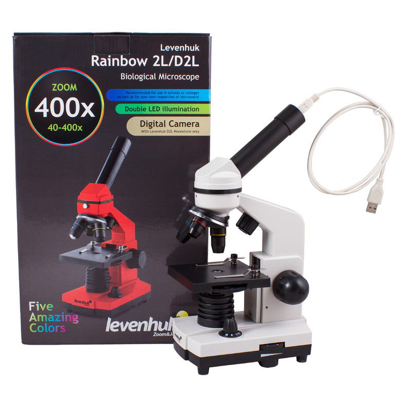 Levenhuk Microscope Rainbow D2L 0.3M Digital Moonstone