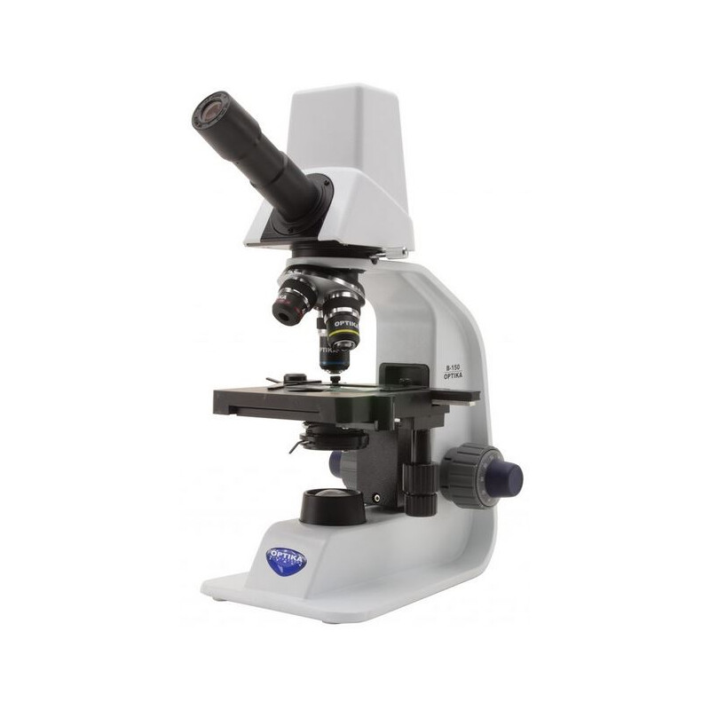 Optika Microscope B-150D-MRPL, digital, mono, rechargeable battery, 1.3MP camera, 400x