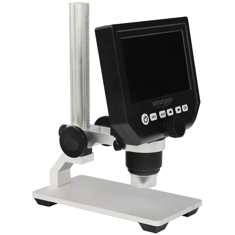 Omegon stereoscopic Digistar 600x LED microscope set - beach