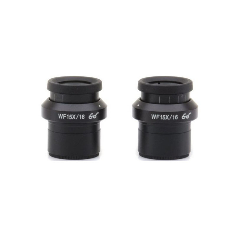 Optika Eyepieces ST-302, WF15x/16 (pair), high eyepoint, dioptre compensation and eyecups